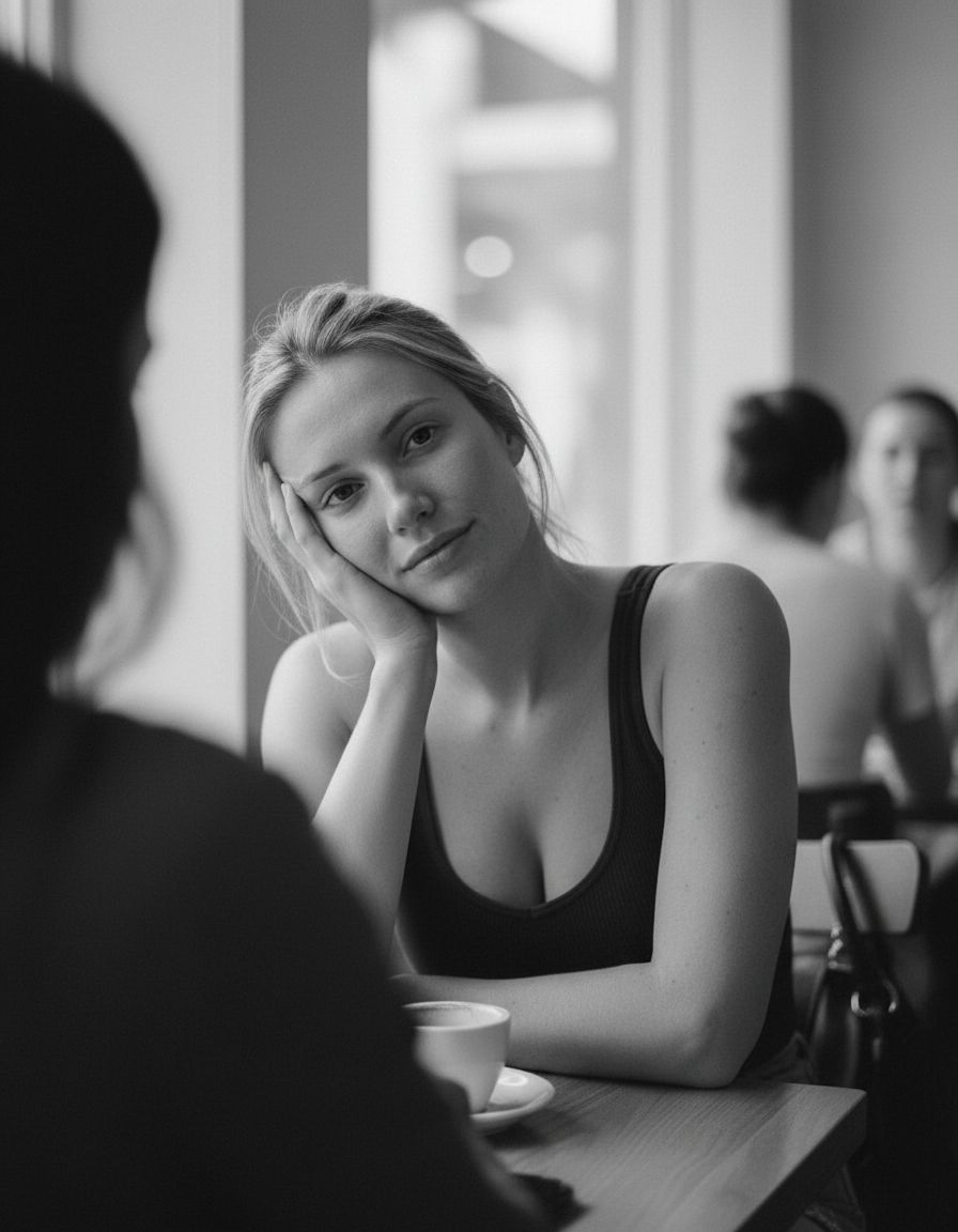 Coffee noir portrait example created with Selfee